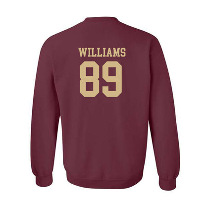 Texas State - NCAA Football : Jordan Williams - Classic Shersey Crewneck Sweatshirt-1