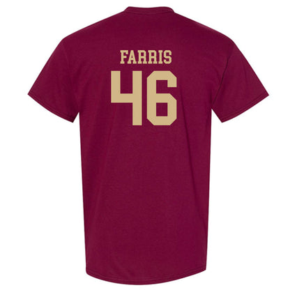 Texas State - NCAA Baseball : Ethan Farris - Classic Shersey T-Shirt-1