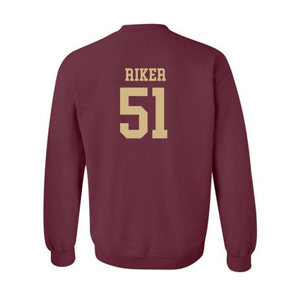 Texas State - NCAA Football : Brock Riker - Classic Shersey Crewneck Sweatshirt-1