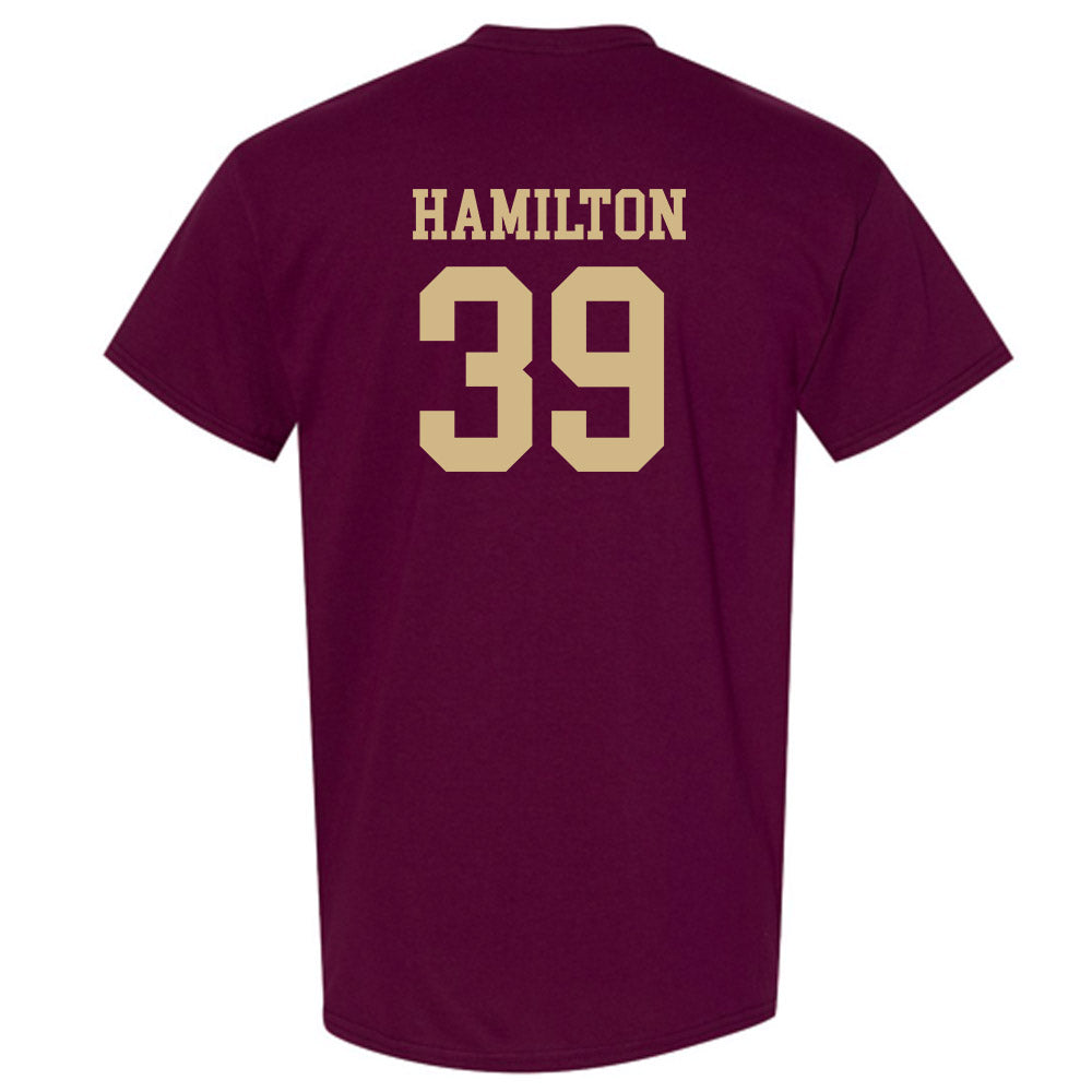 Texas State - NCAA Baseball : Maximus Hamilton - Classic Shersey T-Shirt-1