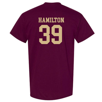 Texas State - NCAA Baseball : Maximus Hamilton - Classic Shersey T-Shirt-1