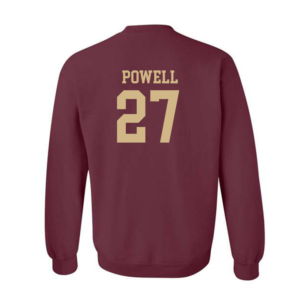 Texas State - NCAA Football : Cordarian Powell - Classic Shersey Crewneck Sweatshirt-1