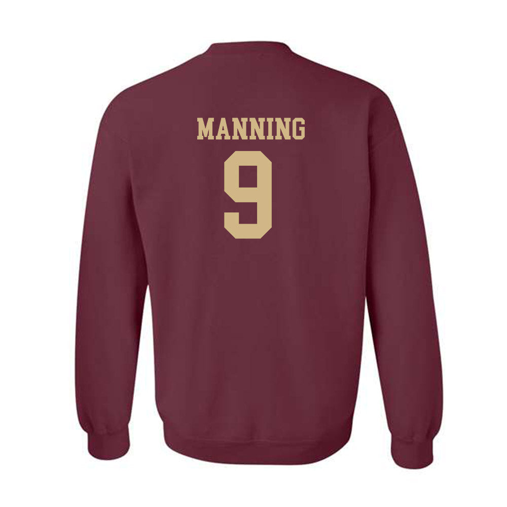 Texas State - NCAA Baseball : Cade Manning - Classic Shersey Crewneck Sweatshirt-1