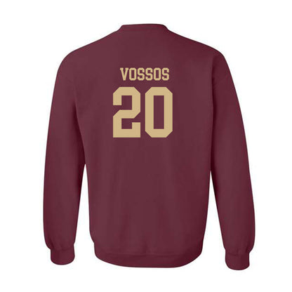 Texas State - NCAA Baseball : Justin Vossos - Classic Shersey Crewneck Sweatshirt-1