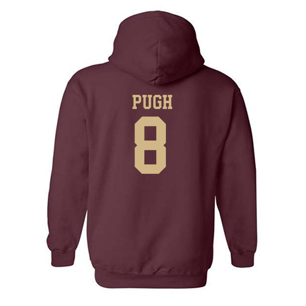 Texas State - NCAA Baseball : Samson Pugh - Classic Shersey Hooded Sweatshirt-1