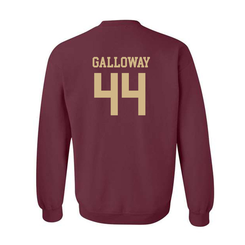 Texas State - NCAA Baseball : Rashawn Galloway - Classic Shersey Crewneck Sweatshirt-1