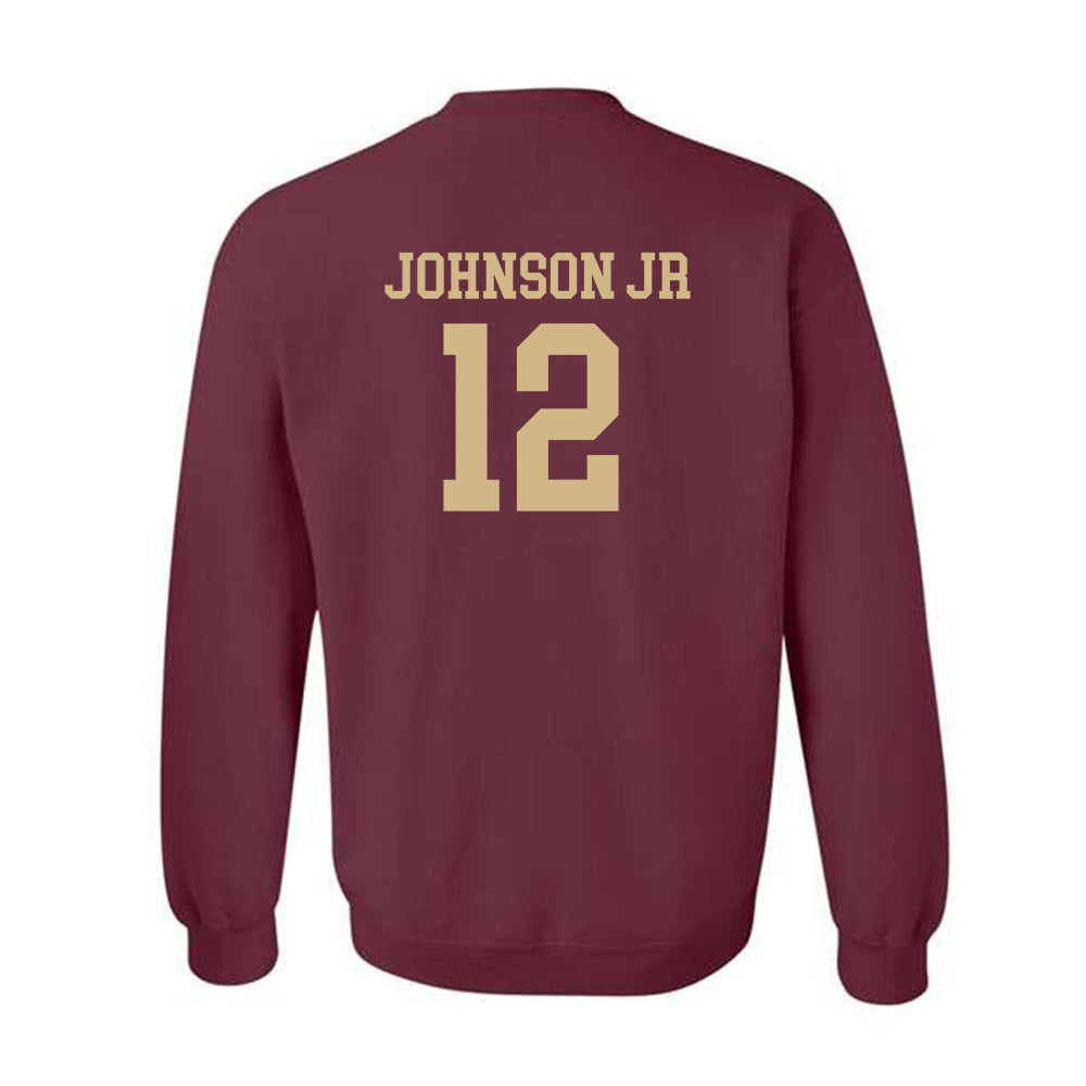 Texas State - NCAA Football : Lorenzo Johnson Jr - Classic Shersey Crewneck Sweatshirt-1