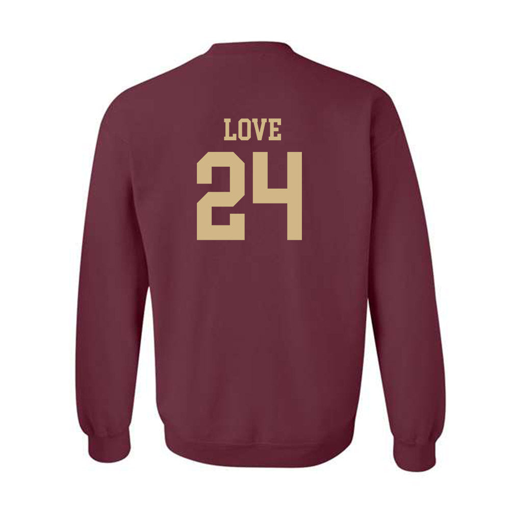 Texas State - NCAA Men's Basketball : Brandon Love - Classic Shersey Crewneck Sweatshirt-1