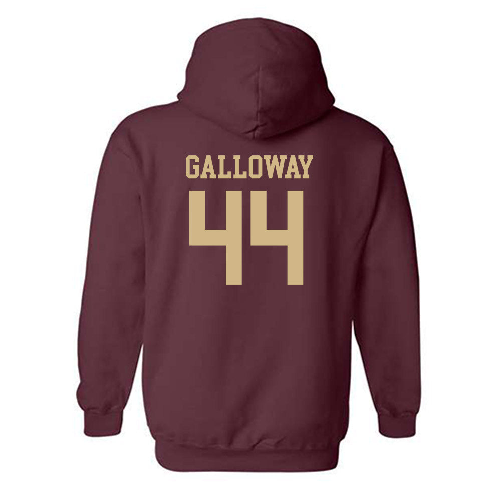 Texas State - NCAA Baseball : Rashawn Galloway - Classic Shersey Hooded Sweatshirt-1