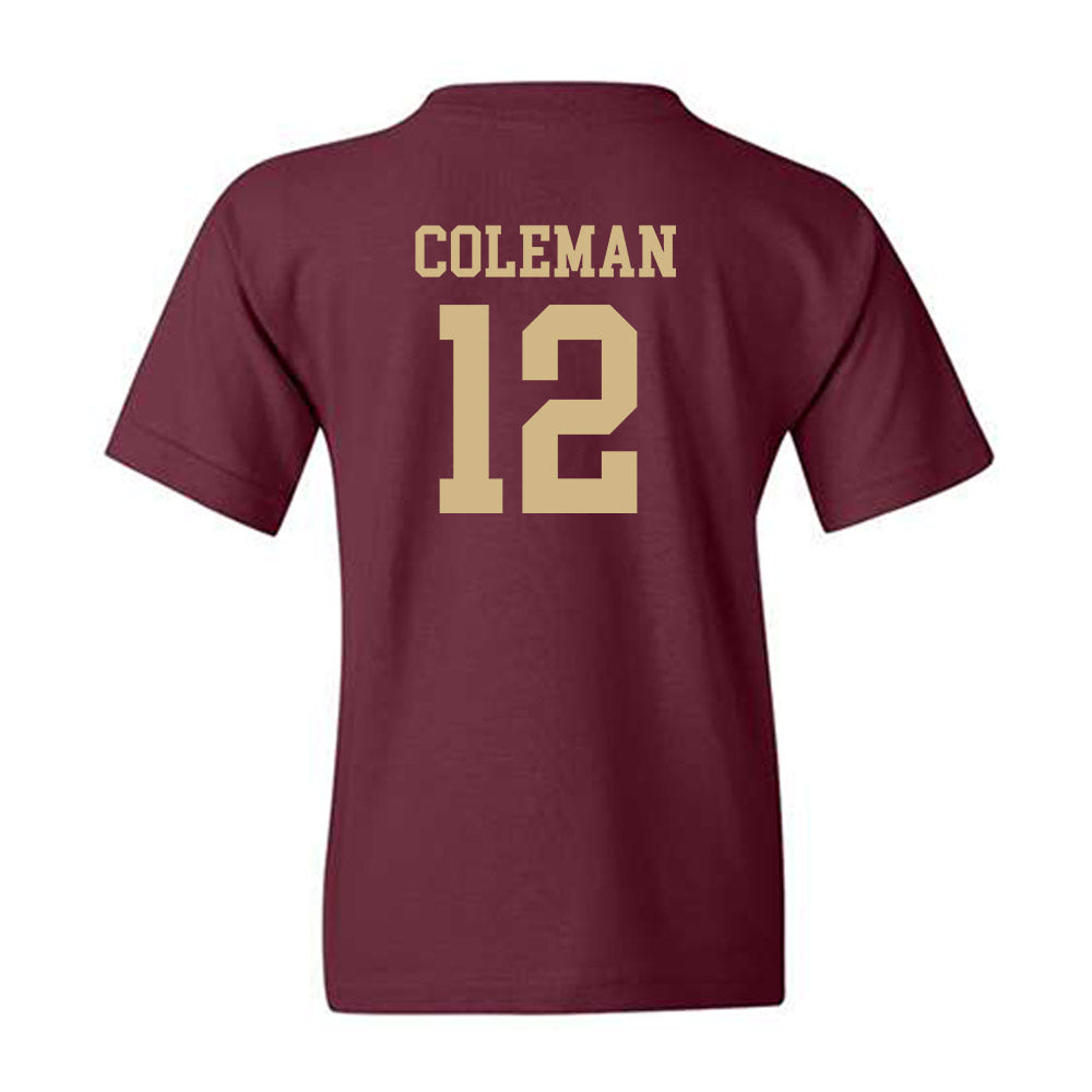 Texas State - NCAA Women's Basketball : Julia Coleman - Classic Shersey Youth T-Shirt-1