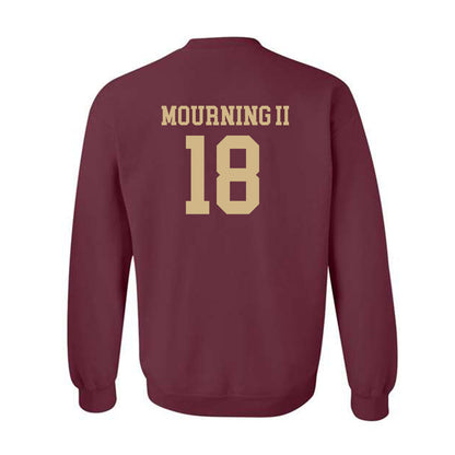 Texas State - NCAA Football : Derick Mourning II - Classic Shersey Crewneck Sweatshirt-1