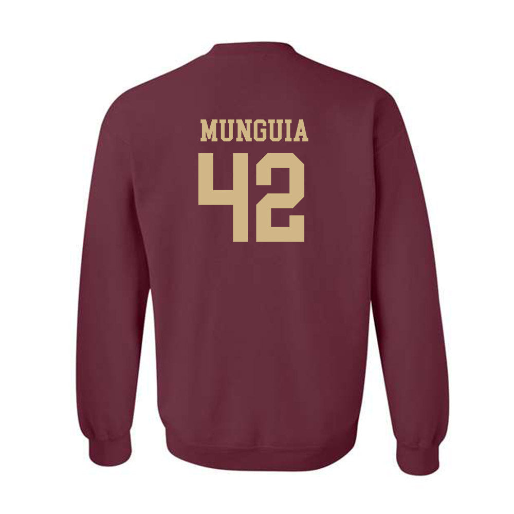 Texas State - NCAA Baseball : Austin Munguia - Classic Shersey Crewneck Sweatshirt-1