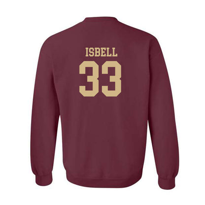 Texas State - NCAA Football : Blake Isbell - Classic Shersey Crewneck Sweatshirt-1