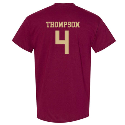 Texas State - NCAA Baseball : Cam Thompson - Classic Shersey T-Shirt-1