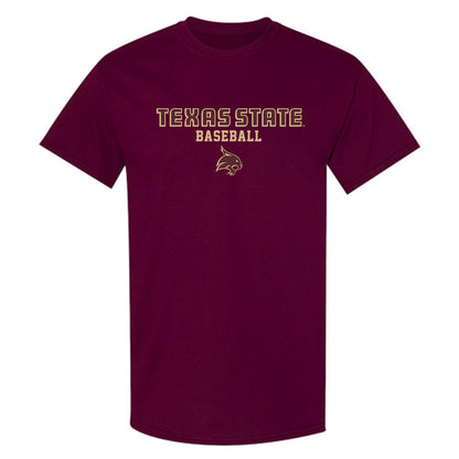 Texas State - NCAA Baseball : August Ramirez - Classic Shersey T-Shirt-0