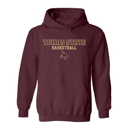 Texas State - NCAA Women's Basketball : Mia Galbraith - Classic Shersey Hooded Sweatshirt-0