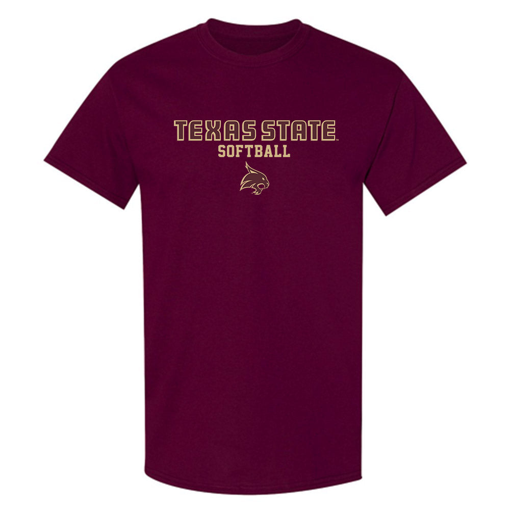 Texas State - NCAA Softball : Hannah Earls - Classic Shersey T-Shirt-0