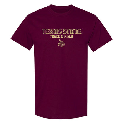 Texas State - NCAA Men's Track & Field : adam carter - Classic Shersey T-Shirt-0