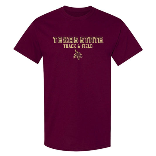 Texas State - NCAA Men's Track & Field : adam carter - Classic Shersey T-Shirt-0