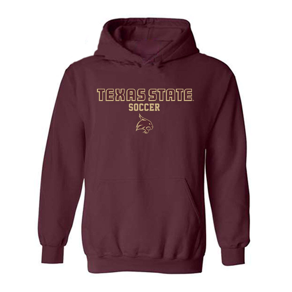 Texas State - NCAA Women's Soccer : Grace Reddic - Classic Shersey Hooded Sweatshirt-0