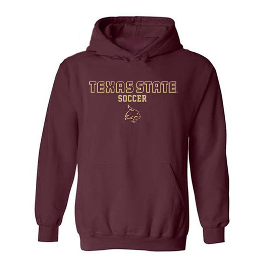 Texas State - NCAA Women's Soccer : Lilah Dupree - Classic Shersey Hooded Sweatshirt-0