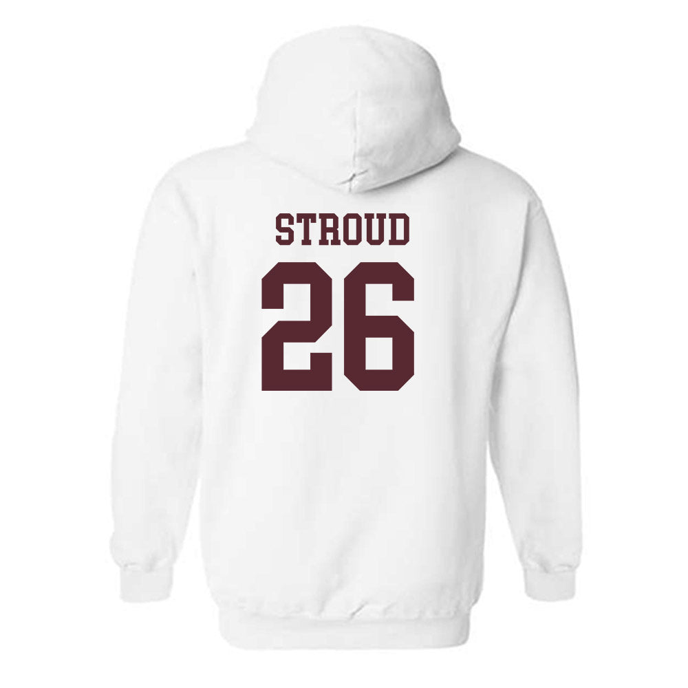 Texas State - NCAA Baseball : Jack Stroud - Classic Shersey Hooded Sweatshirt-1