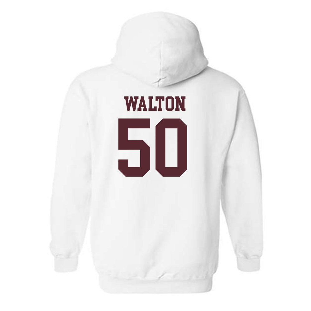 Texas State - NCAA Baseball : Tyler Walton - Classic Shersey Hooded Sweatshirt-1