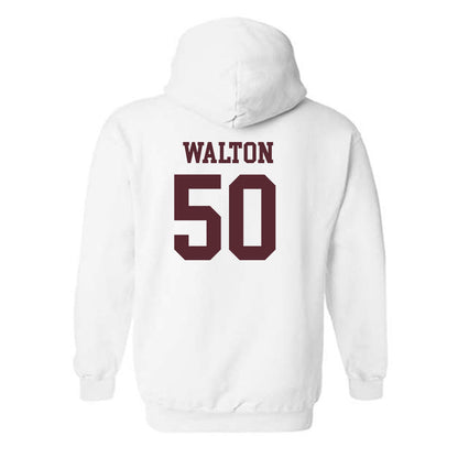 Texas State - NCAA Baseball : Tyler Walton - Classic Shersey Hooded Sweatshirt-1