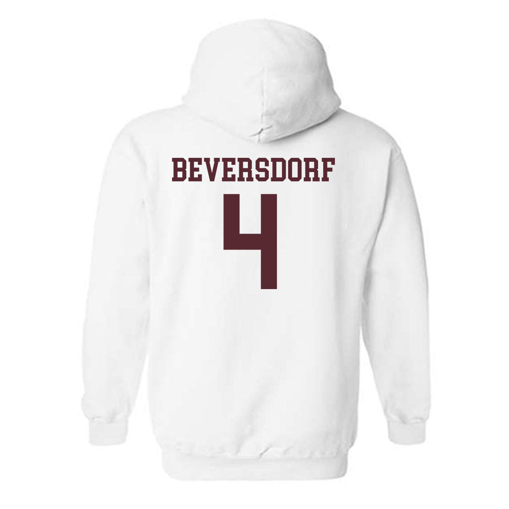 Texas State - NCAA Baseball : Alec Beversdorf - Classic Shersey Hooded Sweatshirt-1