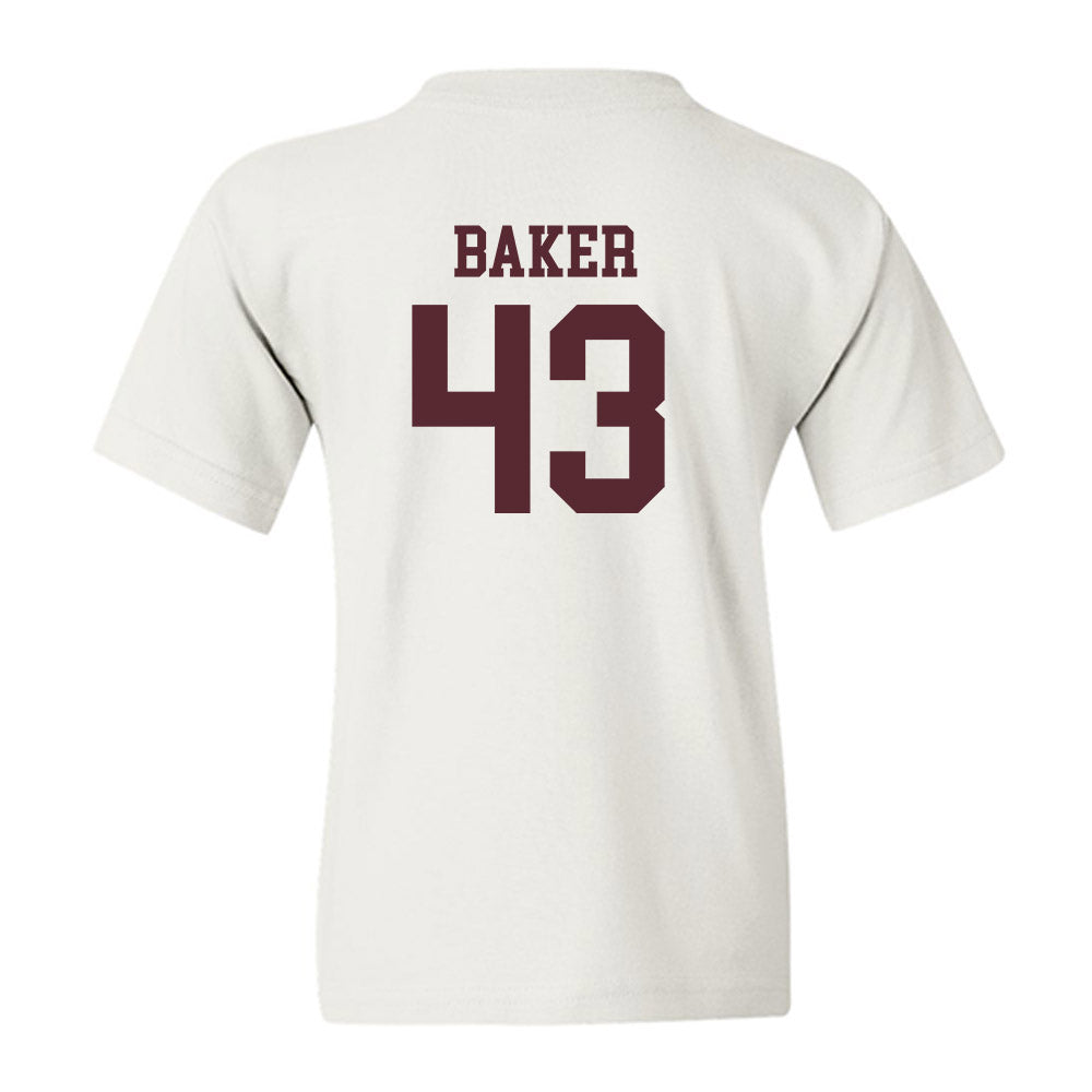 Texas State - NCAA Baseball : Caden Baker - Classic Shersey Youth T-Shirt-1