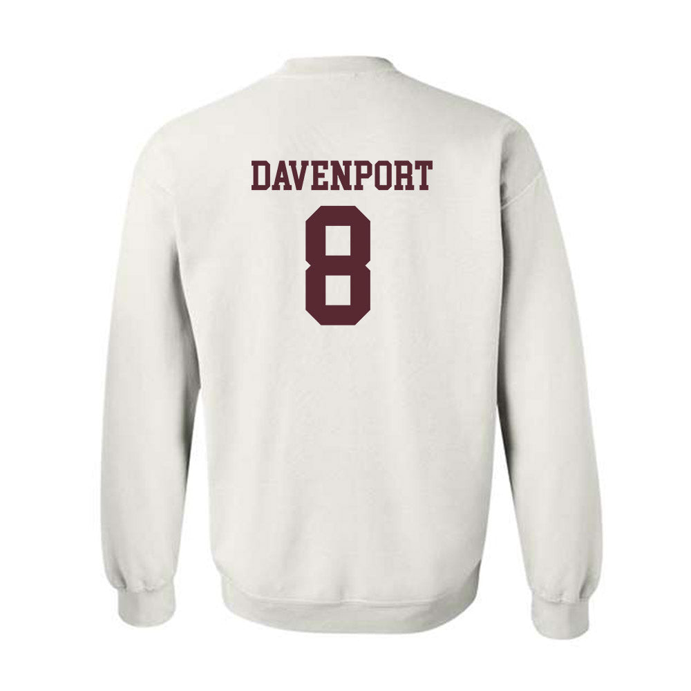 Texas State - NCAA Football : Donerio Davenport - Classic Shersey Crewneck Sweatshirt-1