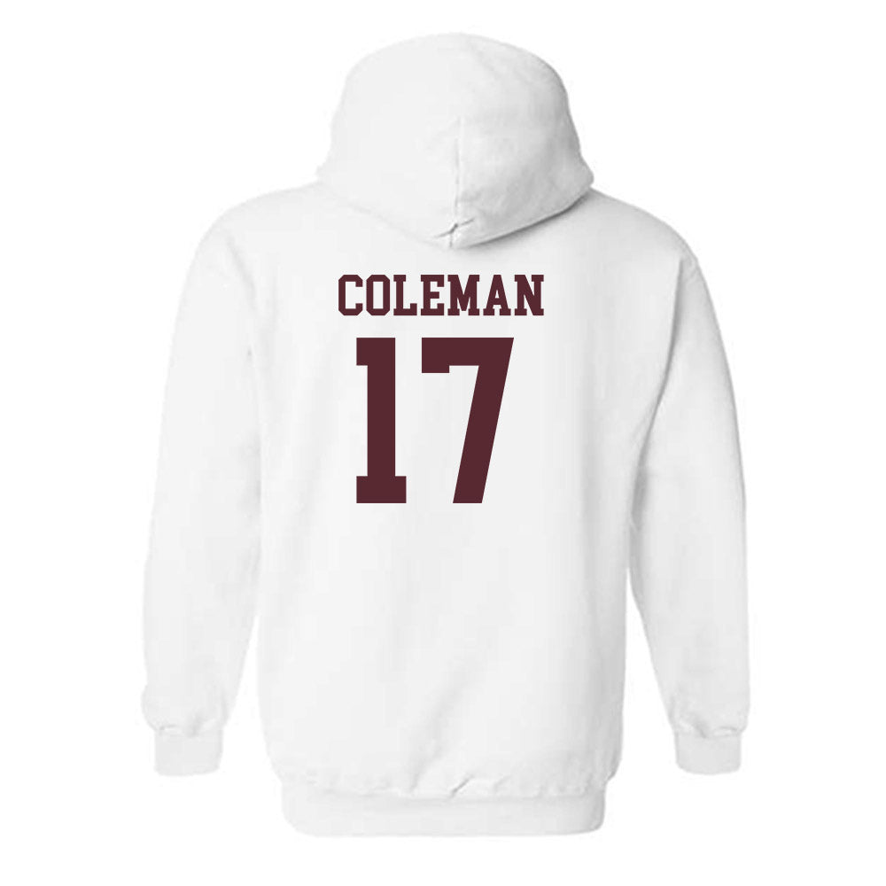 Texas State - NCAA Softball : Aiyana Coleman - Classic Shersey Hooded Sweatshirt-1
