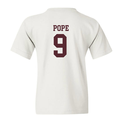 Texas State - NCAA Men's Basketball : Tylan Pope - Youth T-Shirt