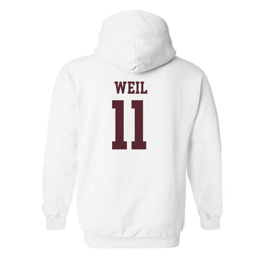 Texas State - NCAA Baseball : Kameron Weil - Classic Shersey Hooded Sweatshirt-1