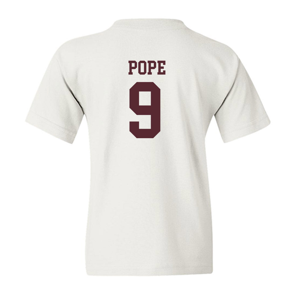 Texas State - NCAA Men's Basketball : Tylan Pope - Classic Shersey Youth T-Shirt-1