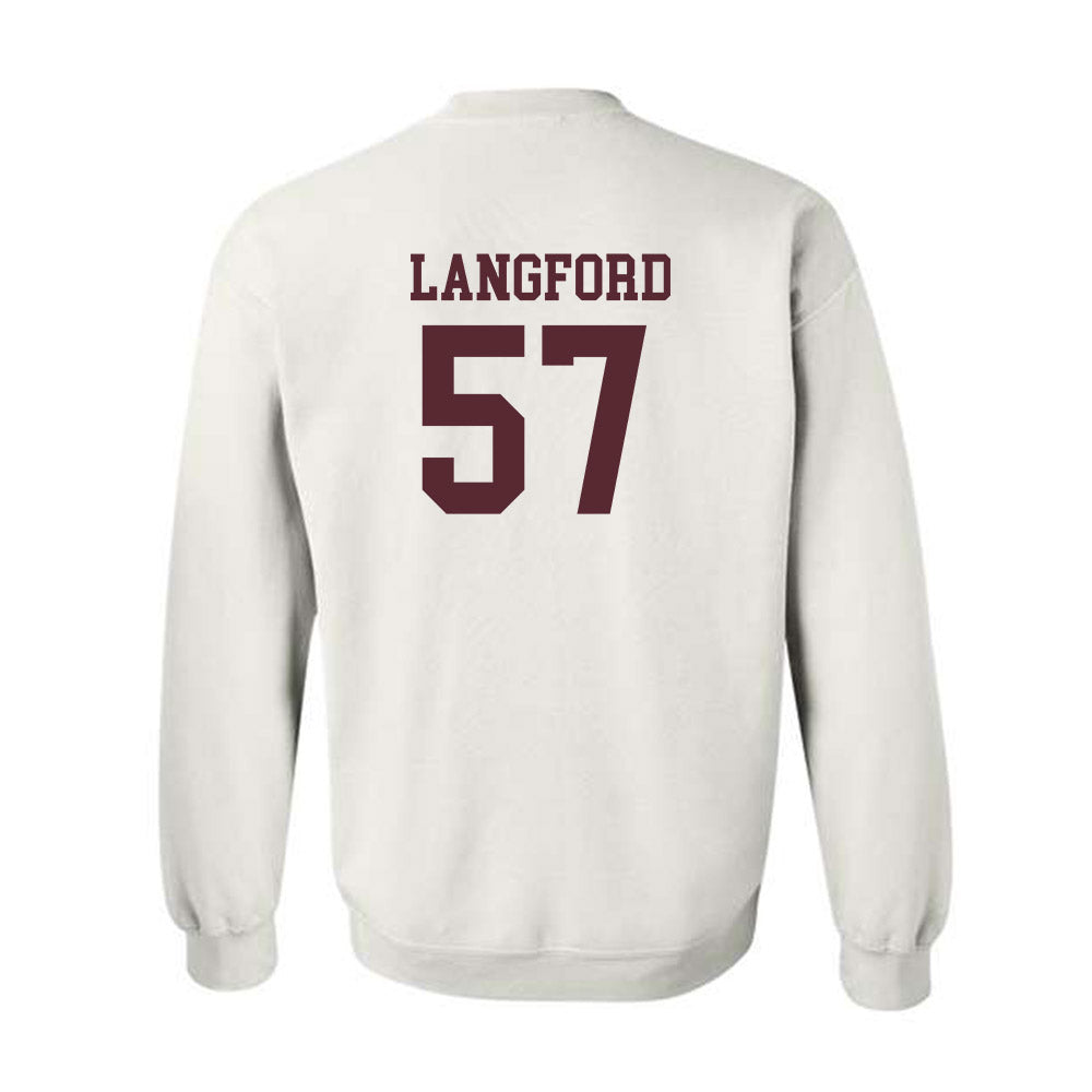 Texas State - NCAA Football : Ian Langford - Classic Shersey Crewneck Sweatshirt-1