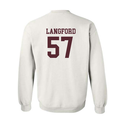 Texas State - NCAA Football : Ian Langford - Classic Shersey Crewneck Sweatshirt-1
