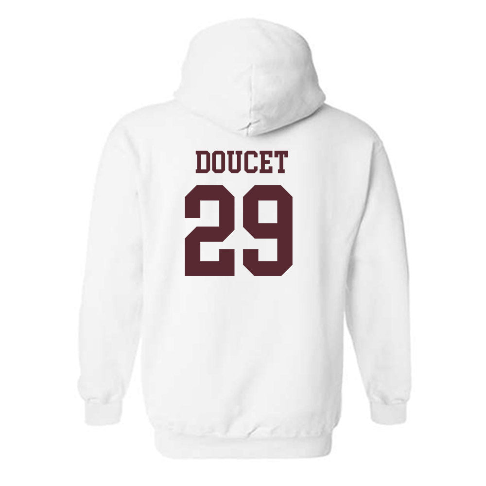 Texas State - NCAA Baseball : Conner Doucet - Classic Shersey Hooded Sweatshirt-1