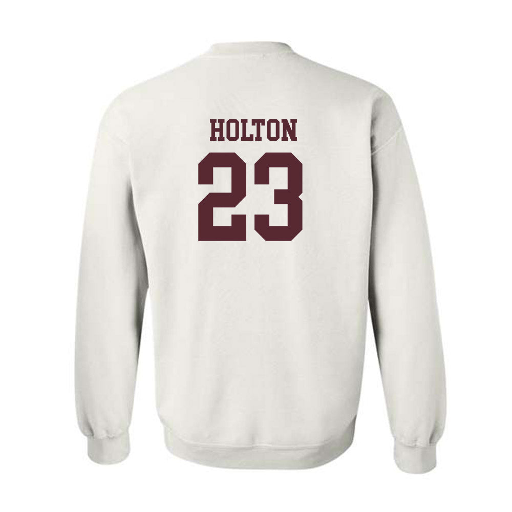 Texas State - NCAA Football : Shawn Holton - Classic Shersey Crewneck Sweatshirt-1