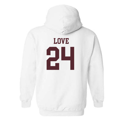 Texas State - NCAA Men's Basketball : Brandon Love - Classic Shersey Hooded Sweatshirt-1