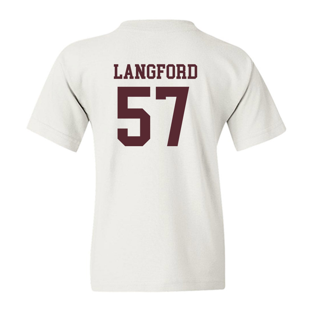 Texas State - NCAA Football : Ian Langford - Classic Shersey Youth T-Shirt-1
