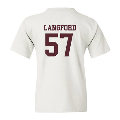 Texas State - NCAA Football : Ian Langford - Classic Shersey Youth T-Shirt-1