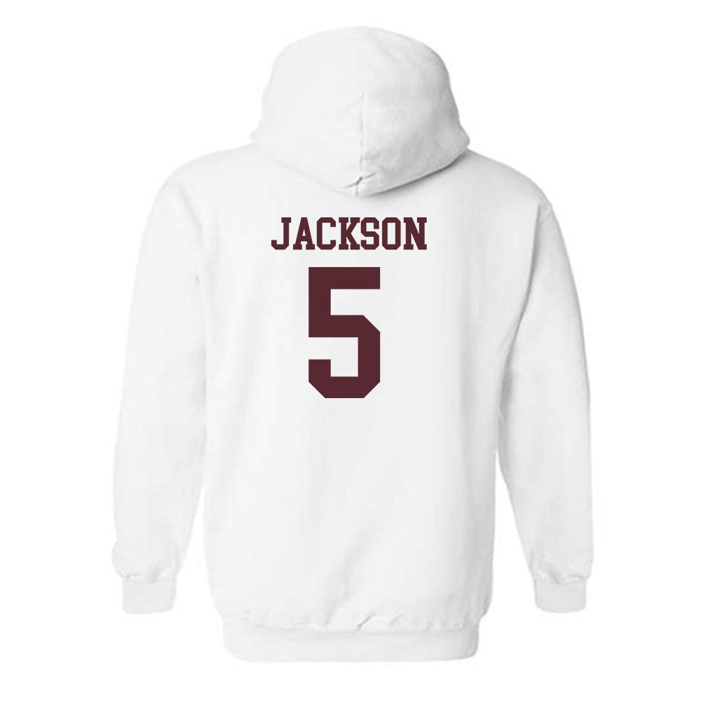 Texas State - NCAA Football : Darius Jackson - Classic Shersey Hooded Sweatshirt-1