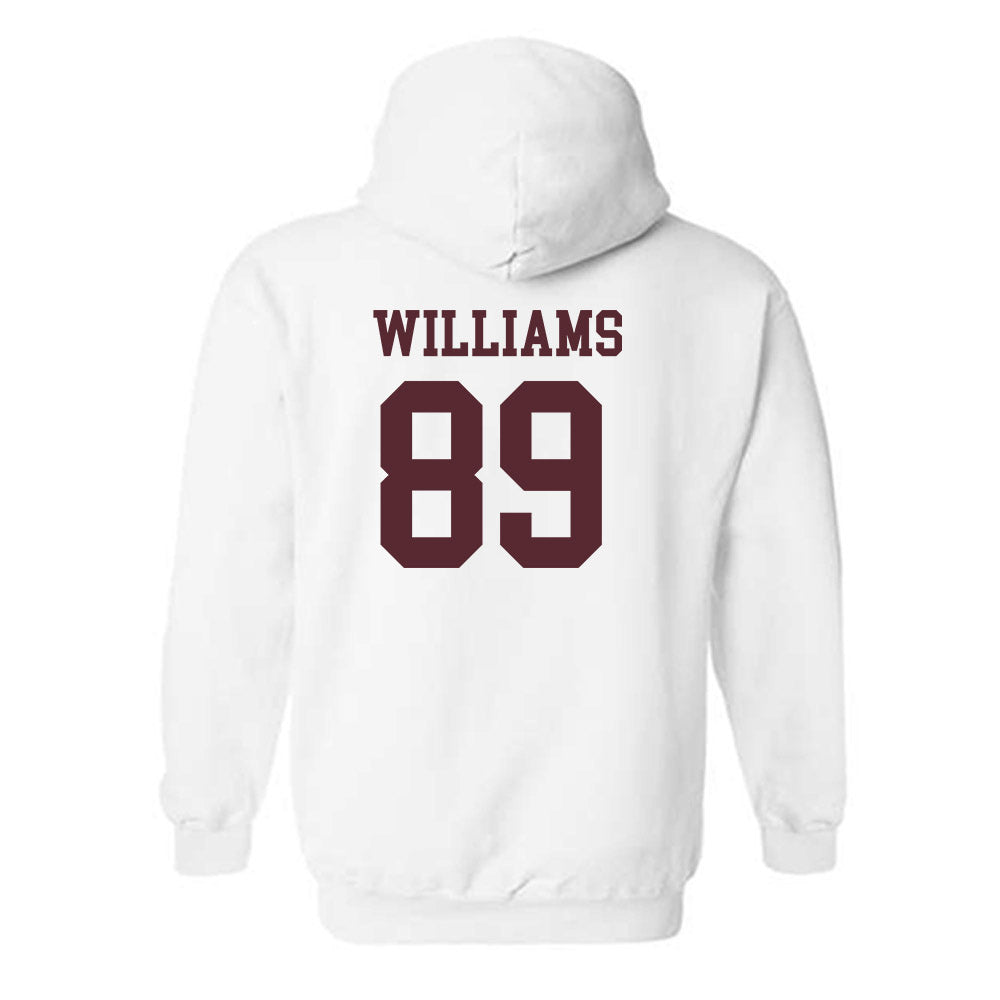 Texas State - NCAA Football : Jordan Williams - Classic Shersey Hooded Sweatshirt-1