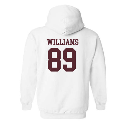 Texas State - NCAA Football : Jordan Williams - Classic Shersey Hooded Sweatshirt-1