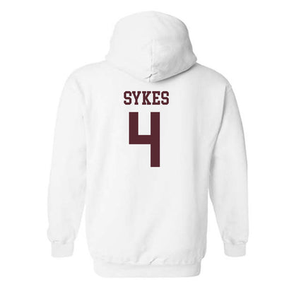 Texas State - NCAA Men's Basketball : Davion Sykes - Classic Shersey Hooded Sweatshirt-1