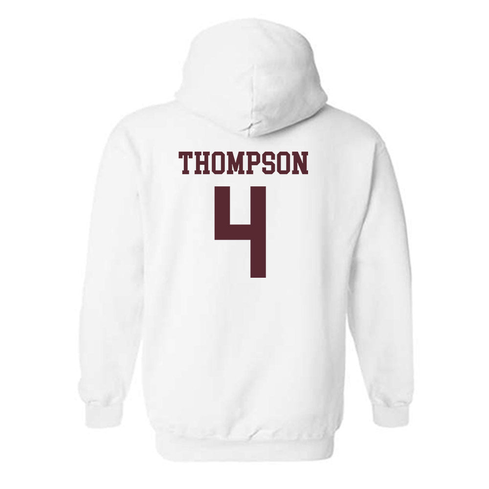Texas State - NCAA Baseball : Cam Thompson - Classic Shersey Hooded Sweatshirt-1