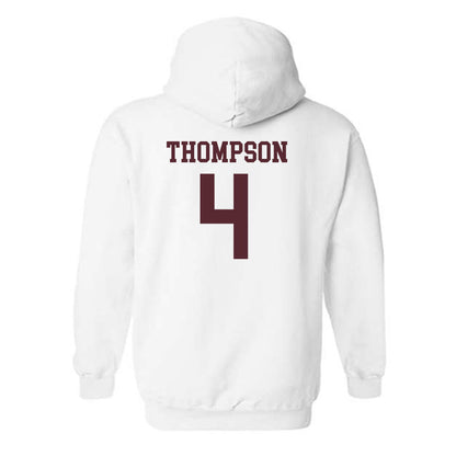 Texas State - NCAA Baseball : Cam Thompson - Classic Shersey Hooded Sweatshirt-1