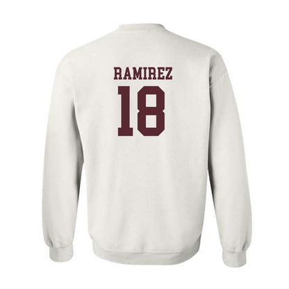 Texas State - NCAA Baseball : August Ramirez - Classic Shersey Crewneck Sweatshirt-1