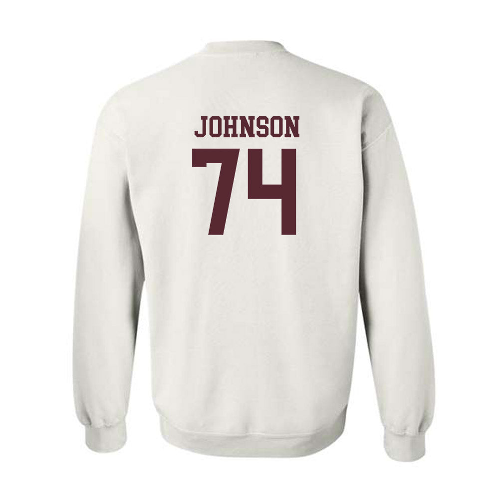 Texas State - NCAA Football : Caleb Johnson - Classic Shersey Crewneck Sweatshirt-1